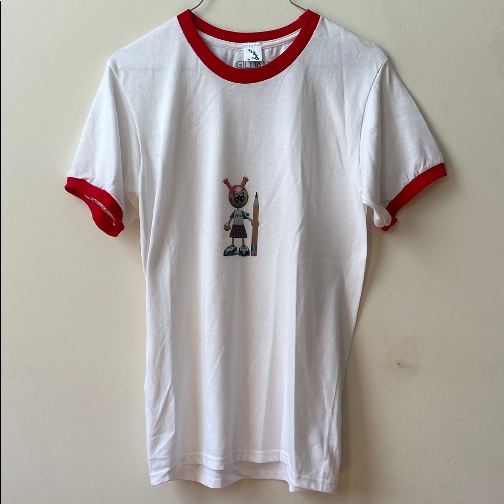 Dizzy mag red ringer nyc magazine shirt size small never worn!